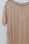 BASERANGE Classic Bamboo Fiber Bamboo Cotton Loose T-shirt Series Collection Round Neck Bottoming Shirt France BAS-TOLO-BL-000-HAPTIC